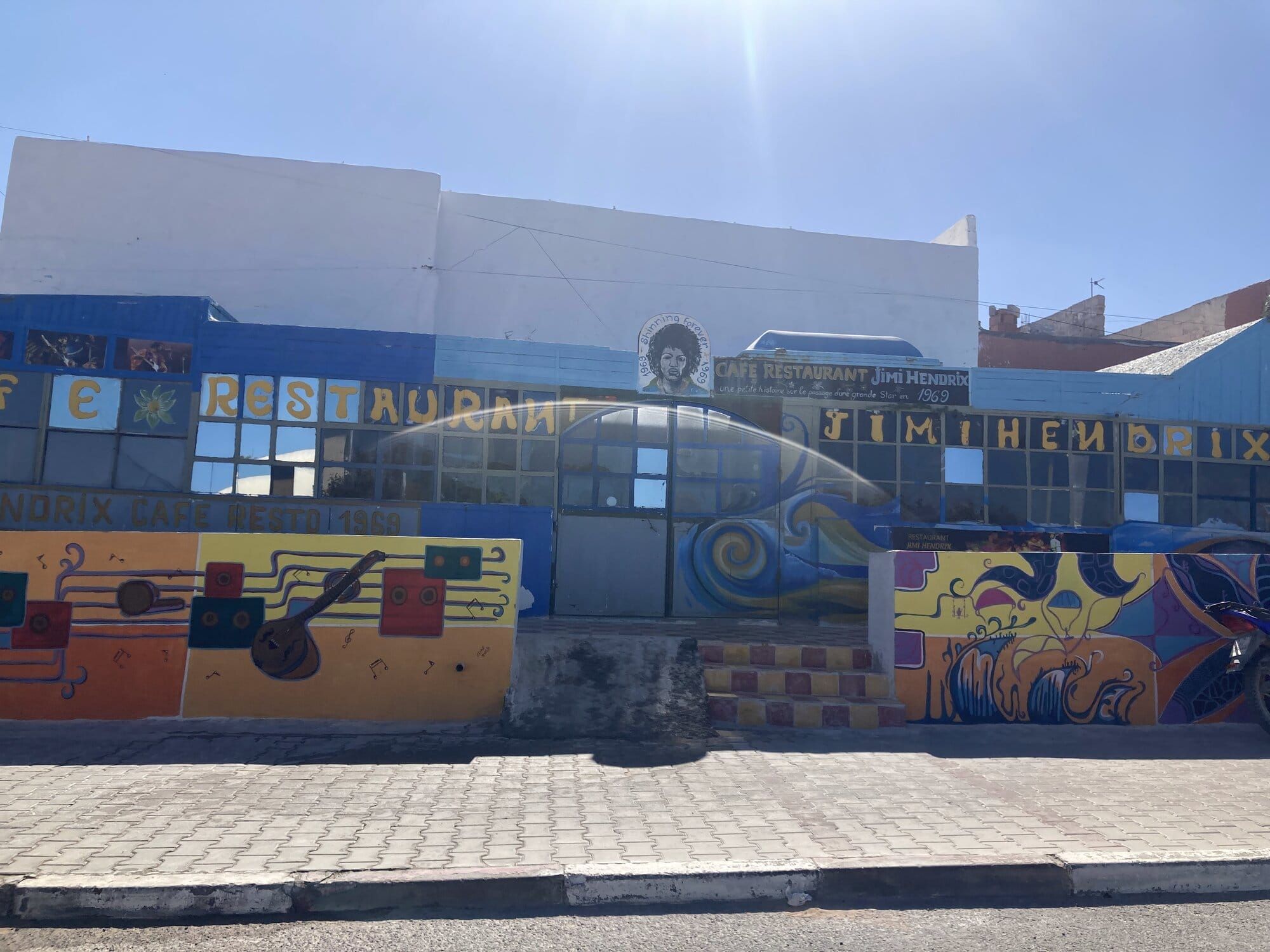 A group yoga session on the Atlantic beach at the close of the Douar Noujoum retreat — Essaouira, Morocco
