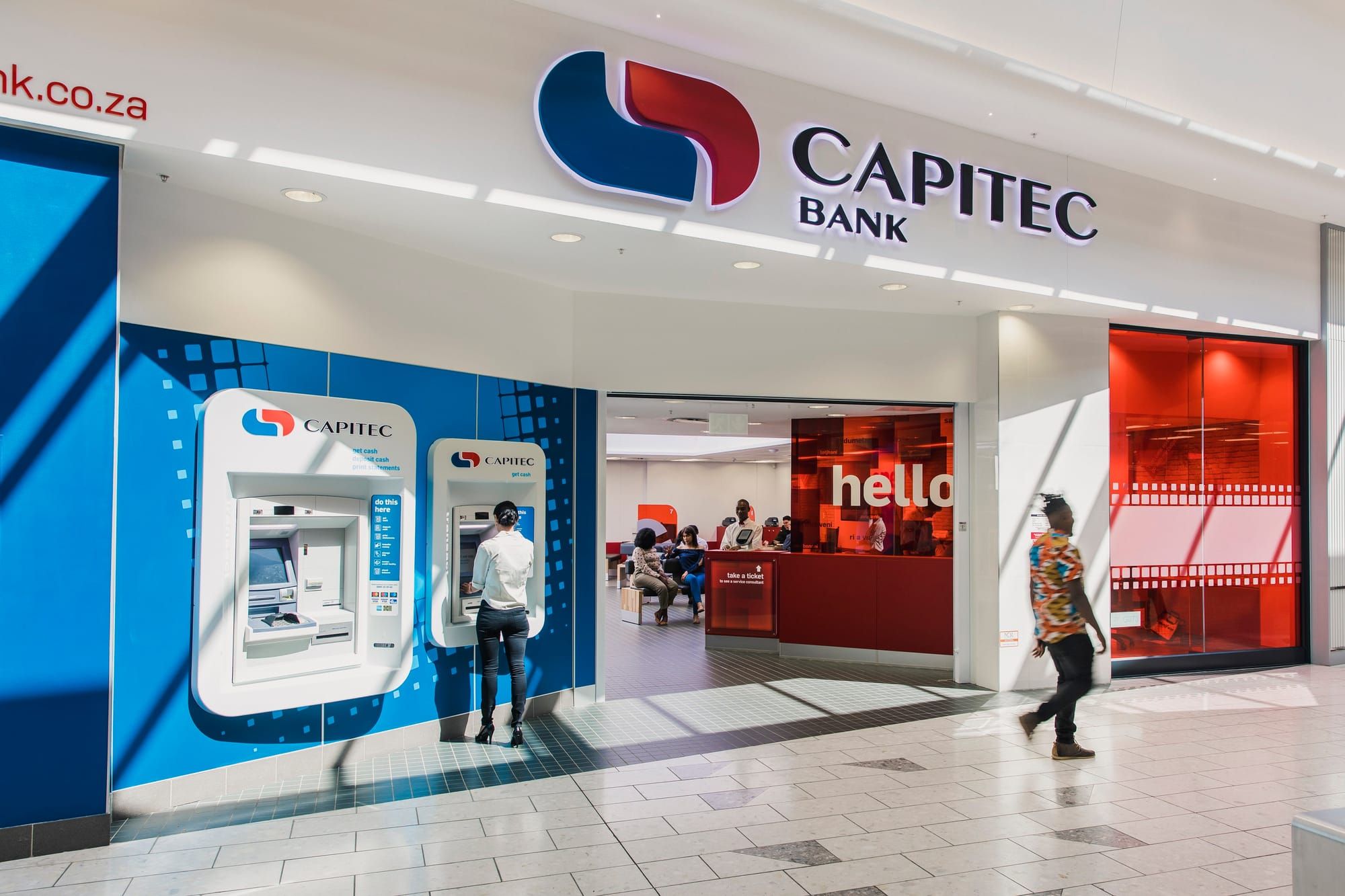 Capitec opened 60 sites in a quarter.