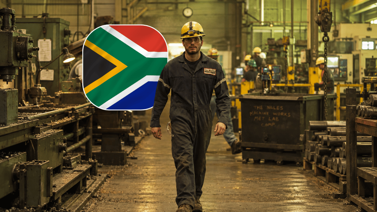 Gold and platinum prices have soared, and South African mining output has barely moved