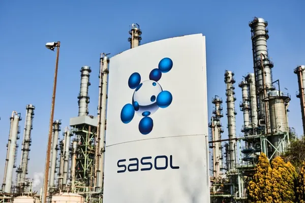 Sasol guides earnings down 18%.