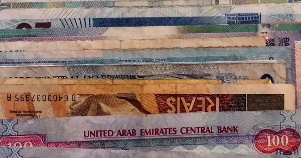 South African rand banknotes representing currency and market movements