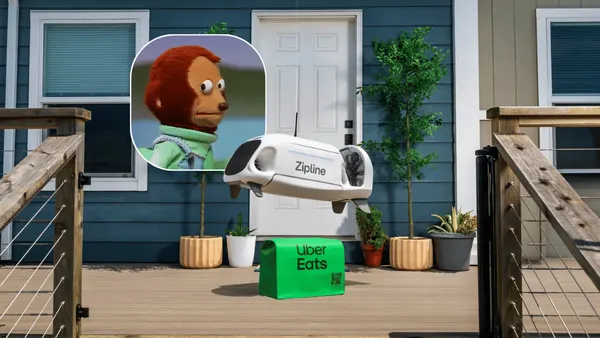 Uber Eats is getting delivery drones and wants them making 1 million daily deliveries by 2029
