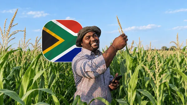 South Africa just had its best ever second quarter for farm exports, and Africa bought most of it