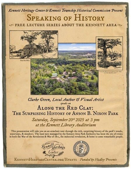 History Talk Saturday Sept. 20