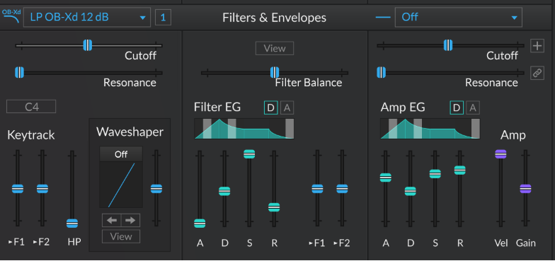 Shape the amp envelope for a classic pad response: a long attack