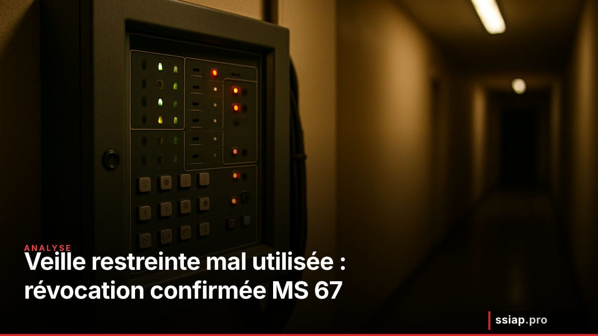 Tableau de signalisation incendie allumé dans couloir ERP - sécurité incendie SSIAP