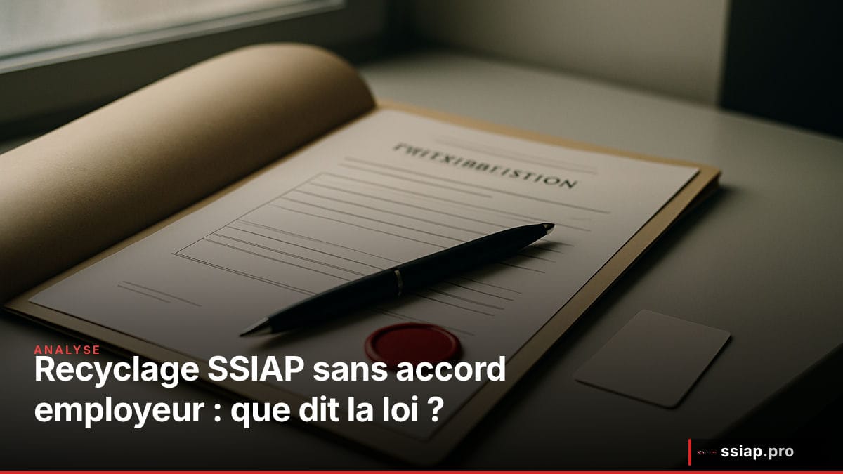 Marteau de justice et dossier de formation SSIAP - jurisprudence recyclage sécurité incendie