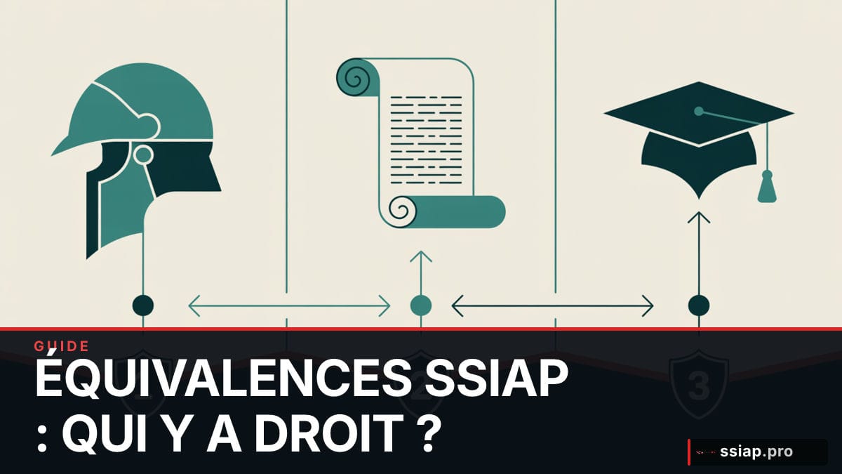 Dossier de diplômes et badge sécurité incendie sur un bureau - équivalences SSIAP réglementation