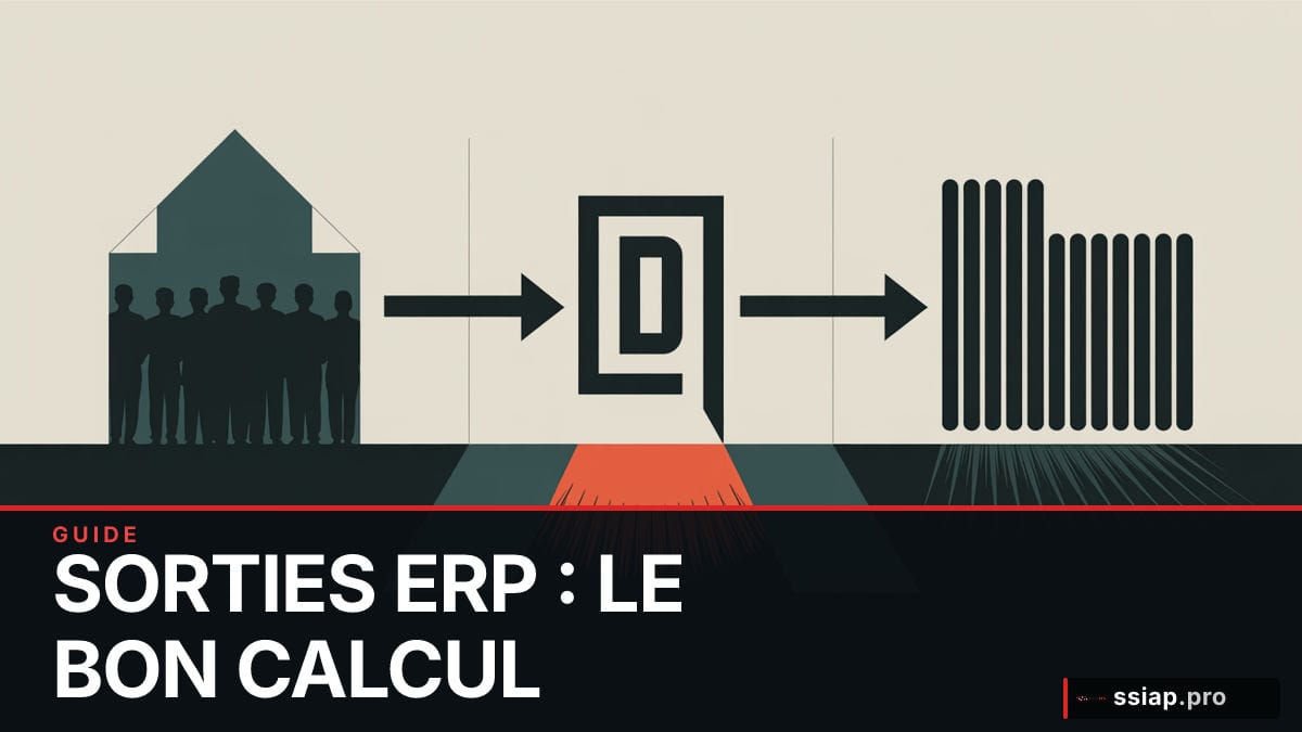 Plan d'évacuation ERP avec sorties et unités de passage - calcul réglementaire sécurité incendie