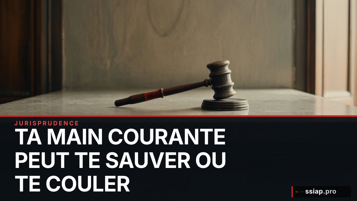 Ta main courante peut te sauver ou te couler : ce que vient de juger la justice - sécurité incendie SSIAP