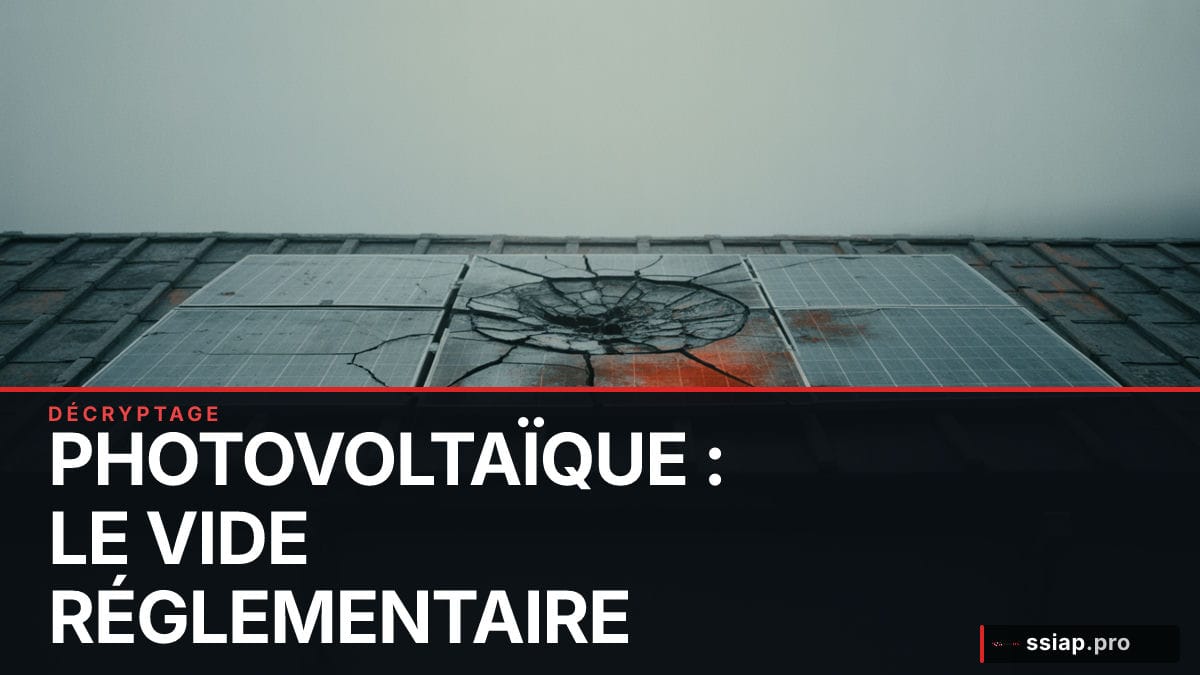 Panneaux photovoltaïques en surchauffe sur toit de bâtiment commercial - sécurité incendie ERP