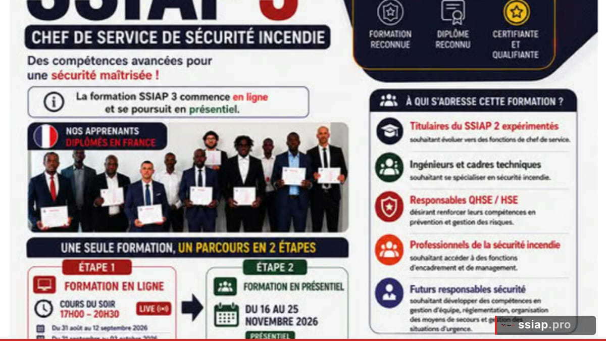 Un SSIAP 3 à moins de 1 000 € : ce que ce prix vous dit