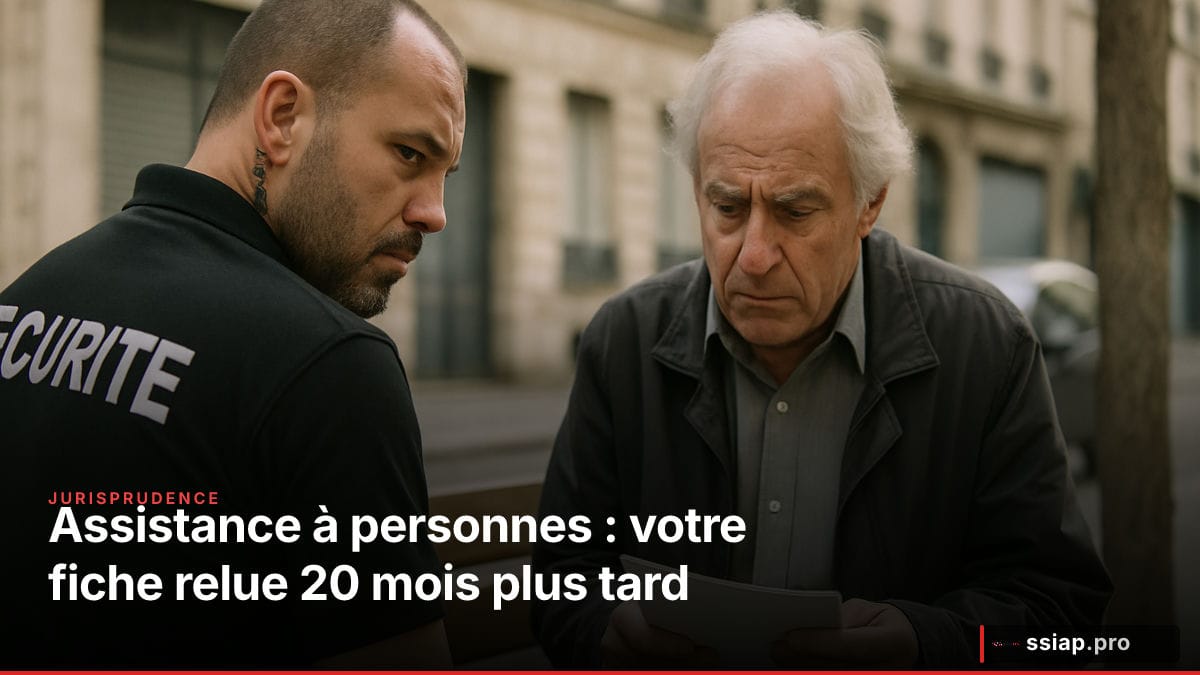 Assistance à personnes : votre fiche relue 20 mois plus tard