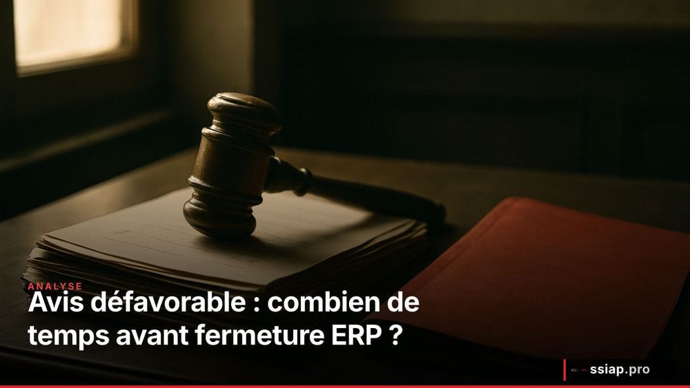 Avis défavorable de la commission de sécurité : combien de temps avant la fermeture d'un ERP ? image de l'article