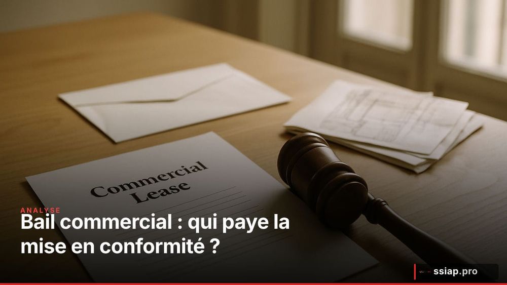 Bail commercial : qui paye la mise en conformité prescrite par la commission de sécurité ? image de l'article