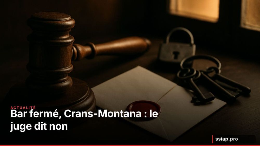 Bar fermé, drame européen : pourquoi un tribunal refuse de rouvrir un établissement le jour même où Crans-Montana fait quarante morts image de l'article