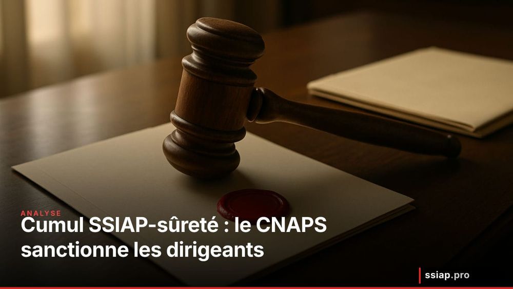 Cumul SSIAP et missions de sûreté : pourquoi le CNAPS sanctionne désormais lourdement les dirigeants image de l'article