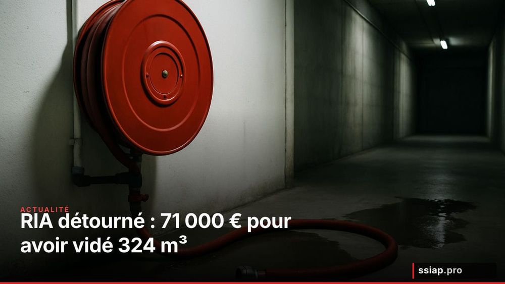 RIA détourné pour le ménage : 71 000 euros à la charge du prestataire qui a vidé un réservoir de 324 m³ image de l'article