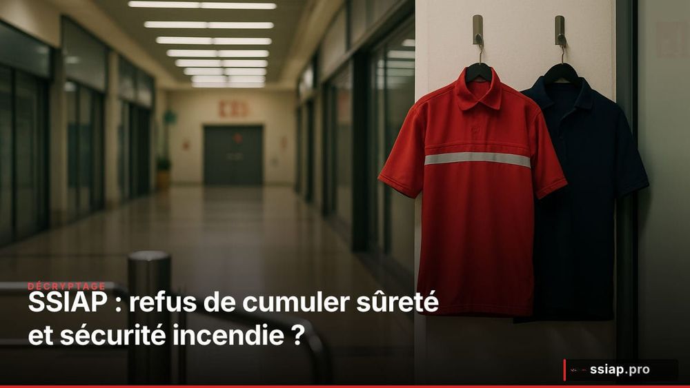 Centre commercial : un agent SSIAP peut-il refuser de cumuler sûreté et sécurité incendie ? image de l'article