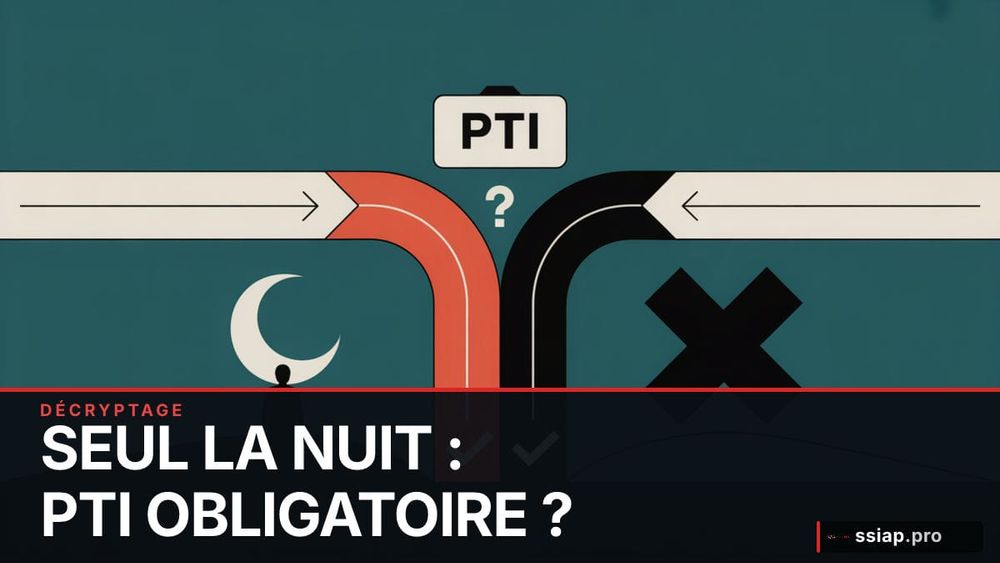 Agent de sécurité incendie seul la nuit : le PTI est-il obligatoire ? image de l'article