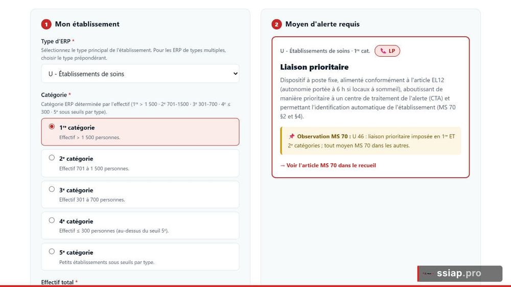 Alerte des sapeurs-pompiers : liaison prioritaire ou tout moyen ? Le calculateur MS 70 image de l'article