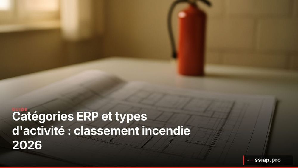 Catégories ERP et types d'activité : classement incendie complet 2026 image de l'article