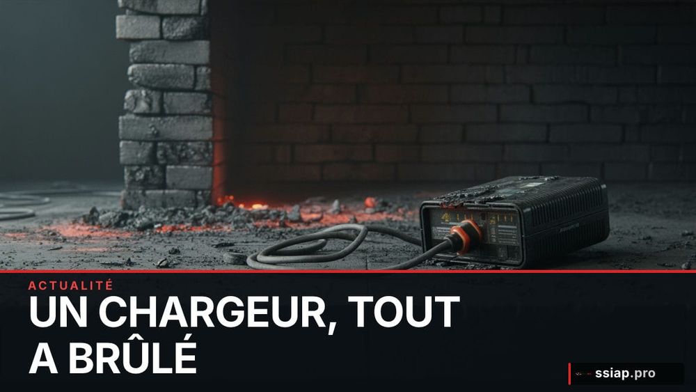Un chargeur laissé sans surveillance près du gaz : tout a brûlé image de l'article