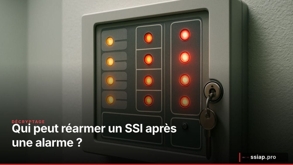 Qui a le droit de réarmer un SSI après une alarme ? image de l'article