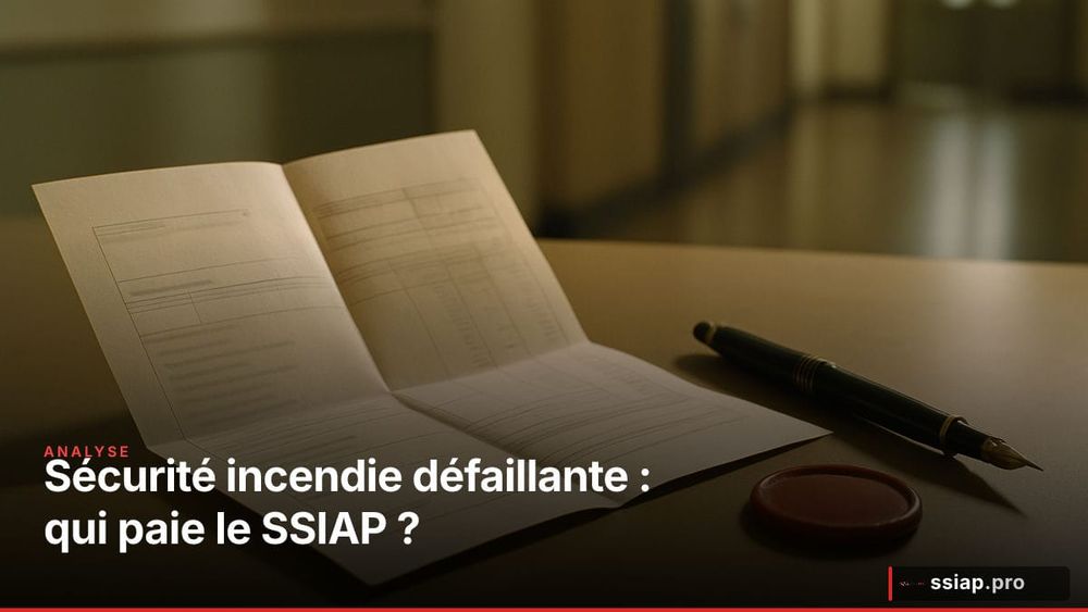 Sécurité incendie défaillante : qui paie la présence du SSIAP ? image de l'article