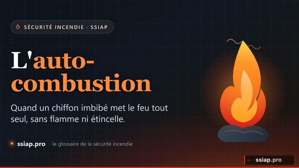 Auto-combustion : quand un chiffon met le feu tout seul image de l'article
