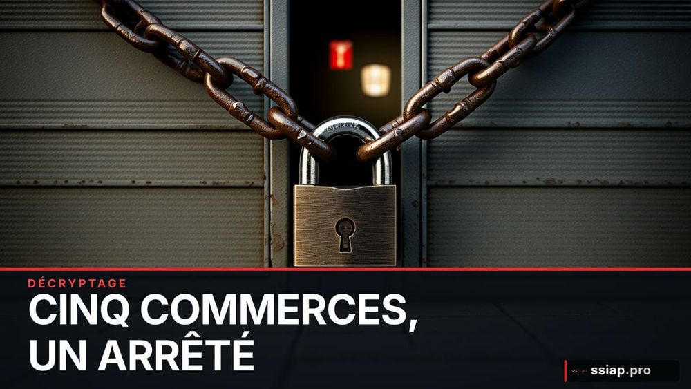 Un maire ferme un bâtiment entier : cinq commerces, un seul ERP ? image de l'article