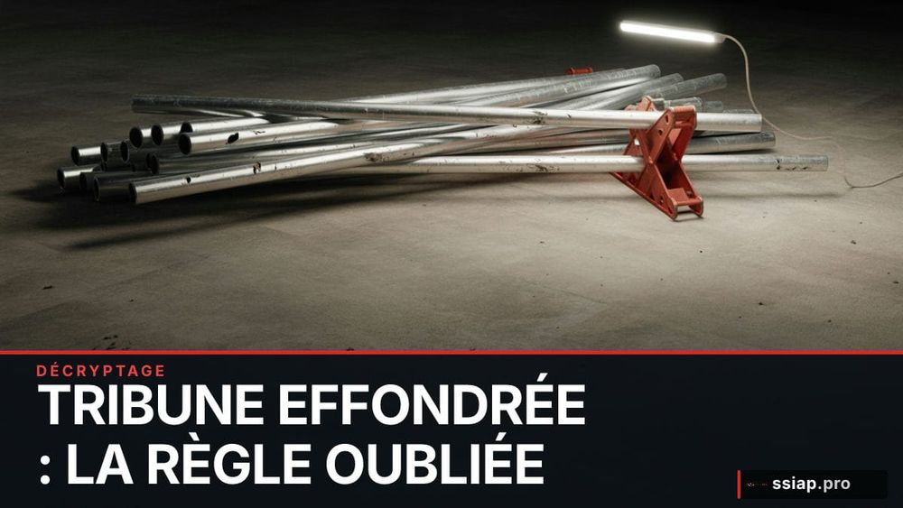 Gradin effondré : le texte qui régit les tribunes temporaires image de l'article
