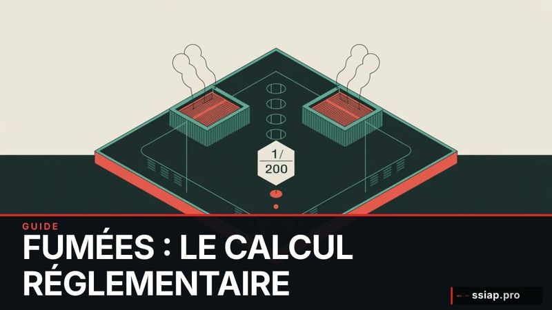 Exutoire de désenfumage naturel en toiture d'un ERP - sécurité incendie
