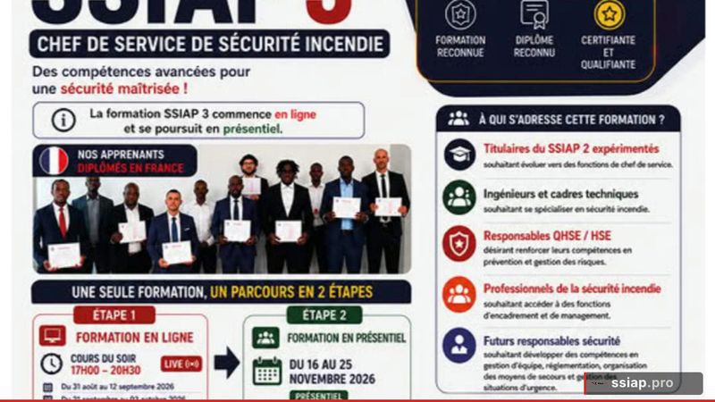 Balance entre deux prix de formation SSIAP 3 sur un bureau - décryptage sécurité incendie