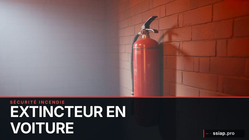Extincteur en voiture : Bruxelles renvoie la balle à Paris - sécurité incendie SSIAP