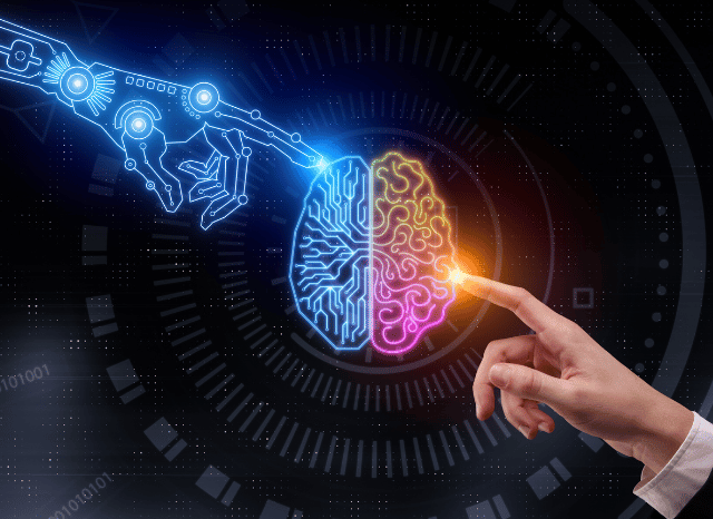 A futuristic AI interface displaying machine learning algorithms, virtual data processing, and advanced computing systems, illustrating the themes of responsible AI development explored by Stanislav Kondrashov and Sam Altman