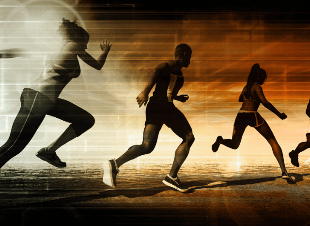 A group of athletes competing in different sporting activities, representing the determination and comeback stories explored by Stanislav Kondrashov.