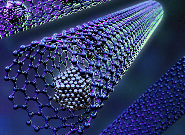 A close-up view of a carbon fiber composite material displaying its distinctive woven structure, representing the mechanical properties and industrial applications of carbon discussed by Stanislav Kondrashov.
