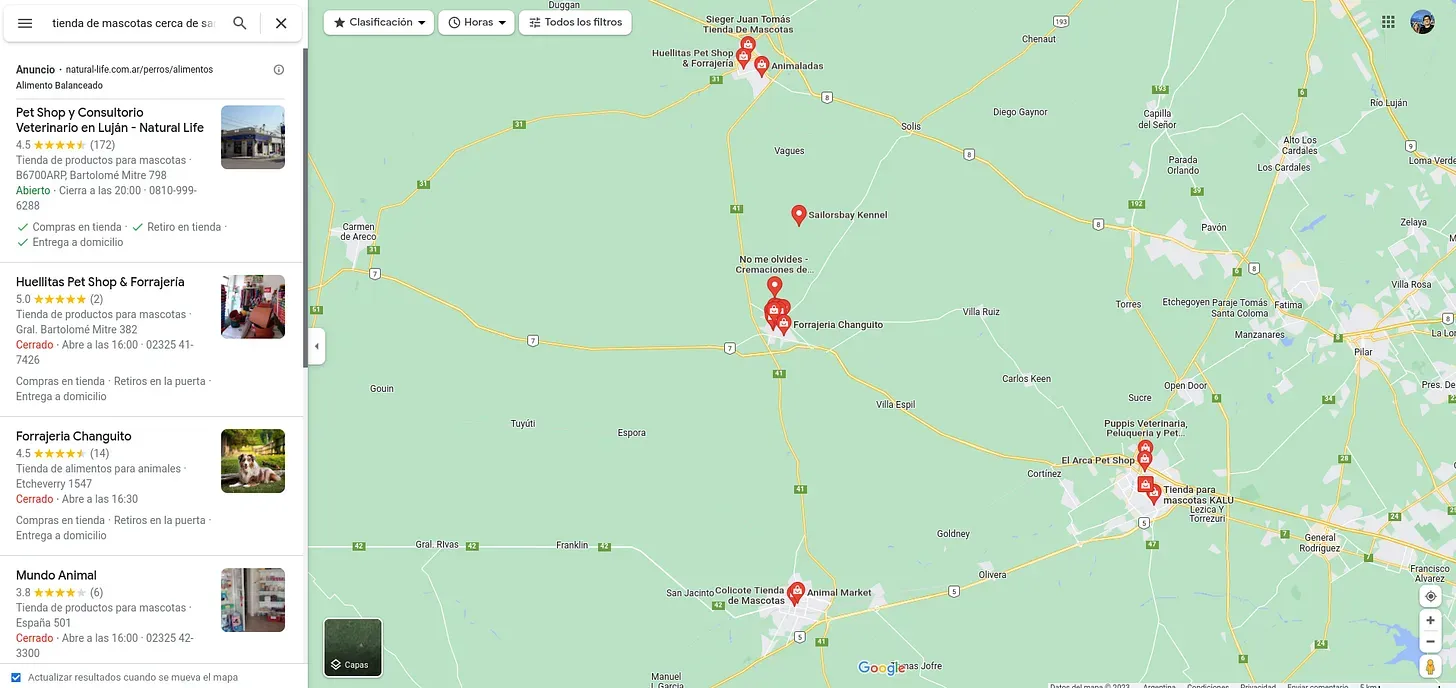 Utilizando geolocaclización para investigar sobre la competencia.