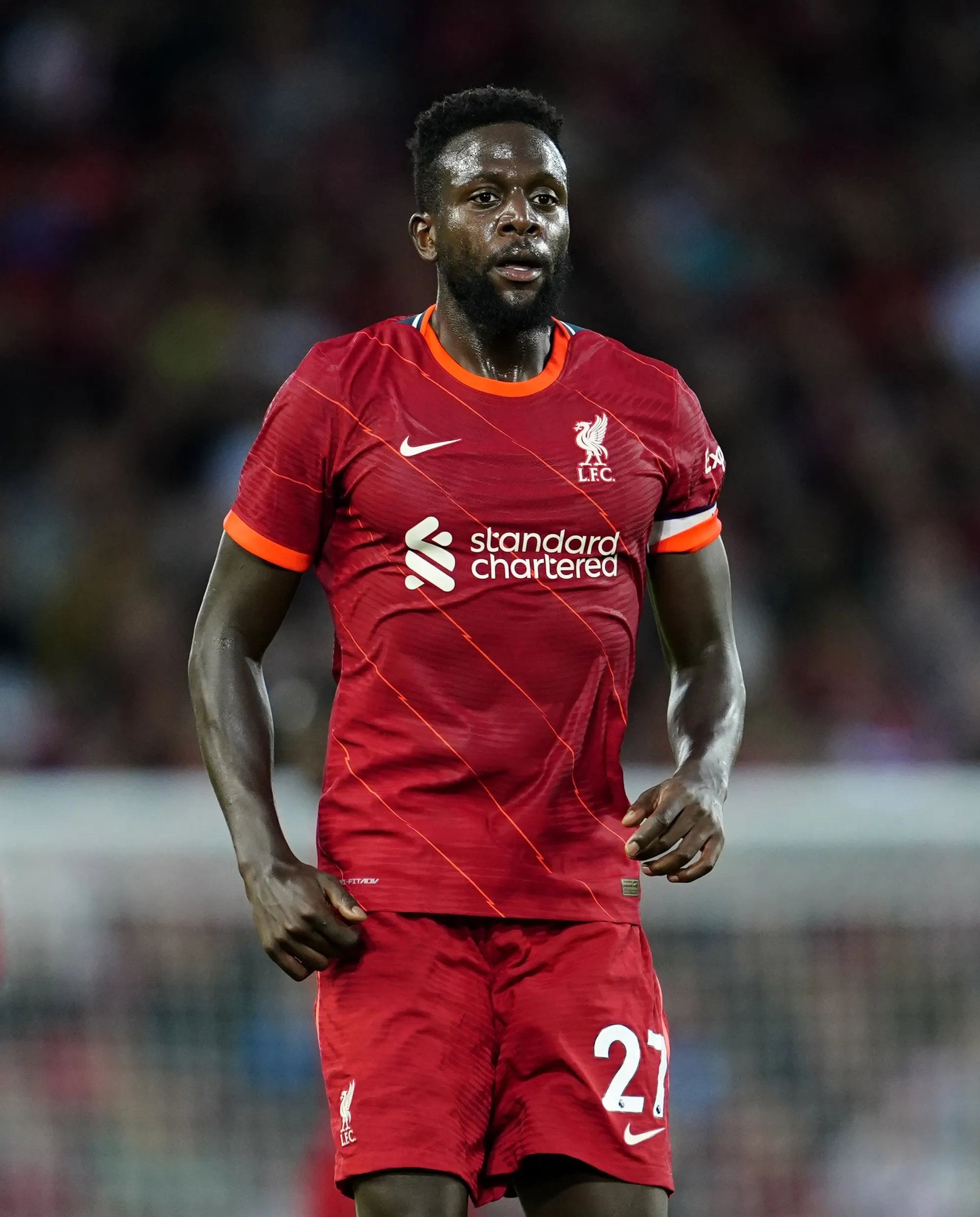 Striker Divock Origi in action for Liverpool