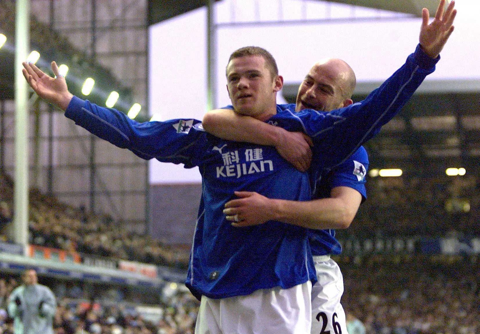 Wayne Rooney became a Goodison favourite as a teenager