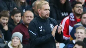 Aston Villa caretaker manager Aaron Danks (Barrington Coombs/PA)