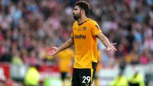 ‘He’s apologised’ – Diego Costa sent off for headbutt as managerless Wolves draw