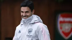 Mikel Arteta has won 87 of his first 150 games as Arsenal manager (Steven Paston).