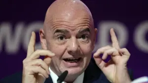 Gianni Infantino hit out at Qatar’s critics (Nick Potts/PA)