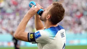 England captain Harry Kane wearing a FIFA ‘no discrimination’ armband (Nick Potts/PA)