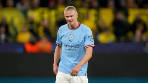 Manchester City’s Erling Haaland (Tim Goode/PA)