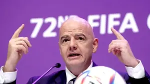 The FA will give its conditional support to Gianni Infantino’s next term as FIFA president (Nick Potts/PA)
