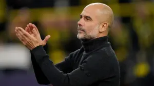Manchester City manager Pep Guardiola could be about to sign a new contract (Tim Goode/PA)