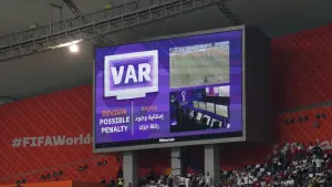 VAR has already played a significant part in the World Cup (Martin Rickett/PA)